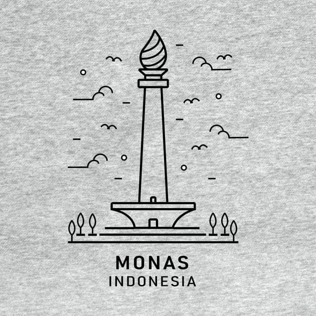 Monumen Nasional "MONAS" by Artbyme Store